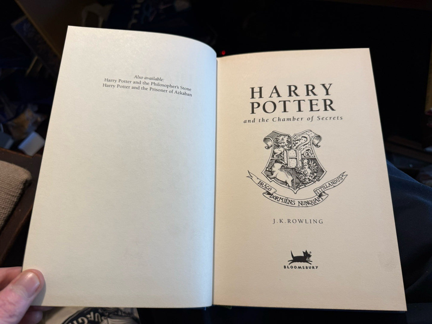 Harry Potter and the Chamber of Secrets : J K Rowling : Deluxe Edition 1st/1st