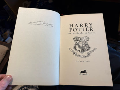 Harry Potter and the Chamber of Secrets : J K Rowling : Deluxe Edition 1st/1st