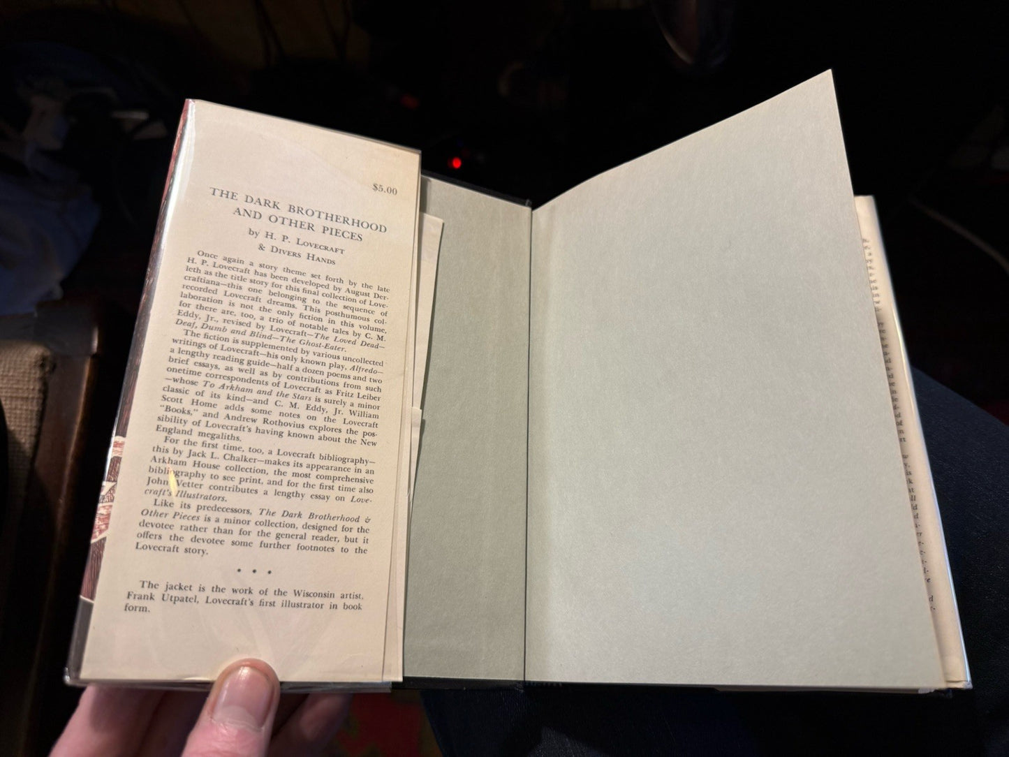 H P Lovecraft : The Dark Brotherhood and Other Pieces : Arkham House 1966