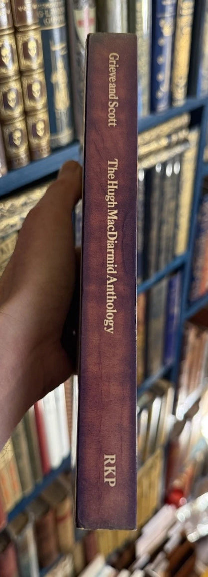 The Hugh Macdiarmid Anthology (SIGNED BY MACDIARMID) Scottish Poetry 1975