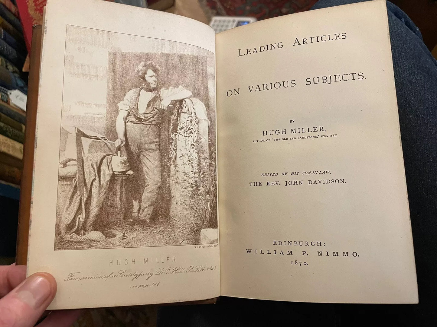 1870 Hugh Miller : Leading Articles on Various Subjects : Highland Clearing etc