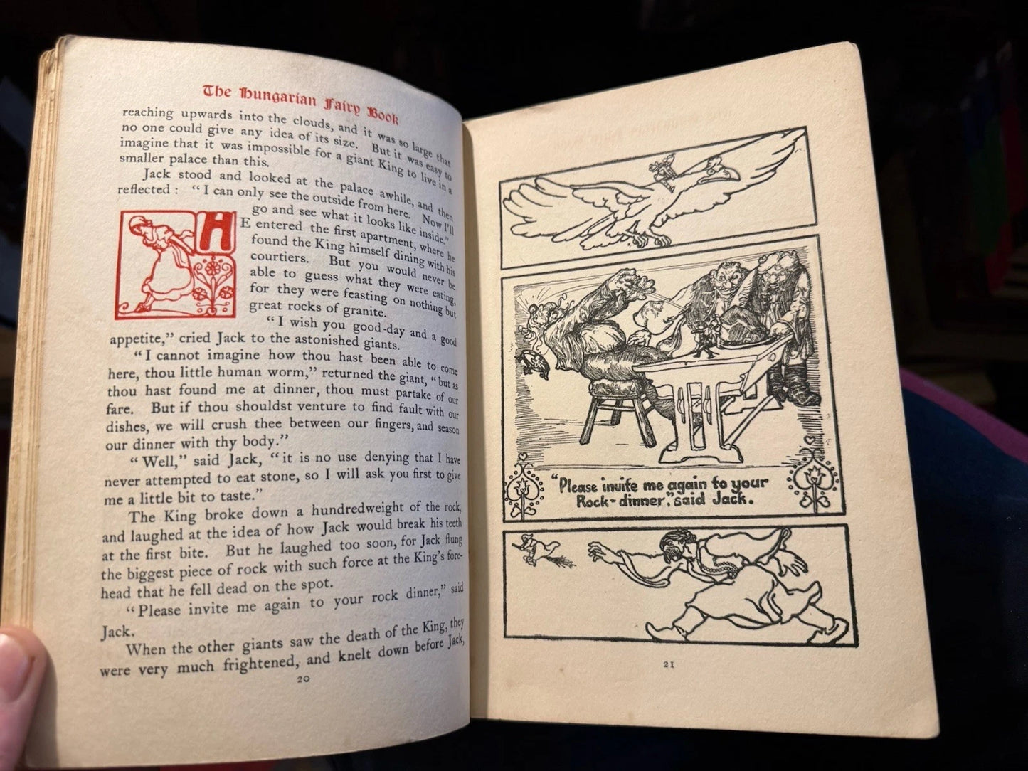 The Hungarian Fairy Book : Fiary Tales : Nandor and Willy Pogany : 1st Ed 1913