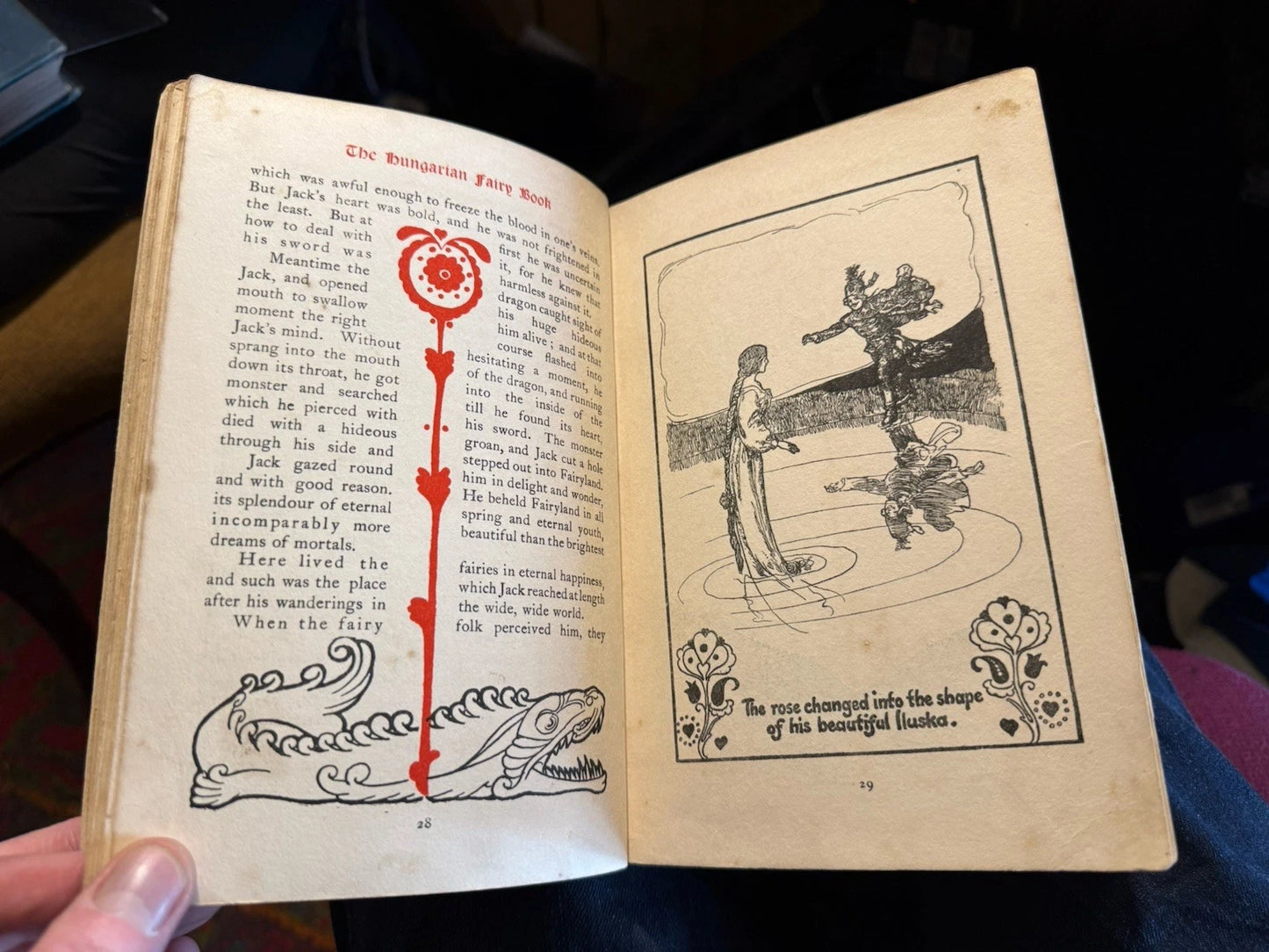 1913 The Hungarian Fairy Book : Nandor & Willy Pogany : Fairy Folk Tales