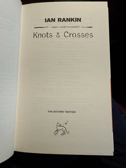 Ian Rankin : Knots & Crosses (SIGNED) Collectors Edition in Slipcase