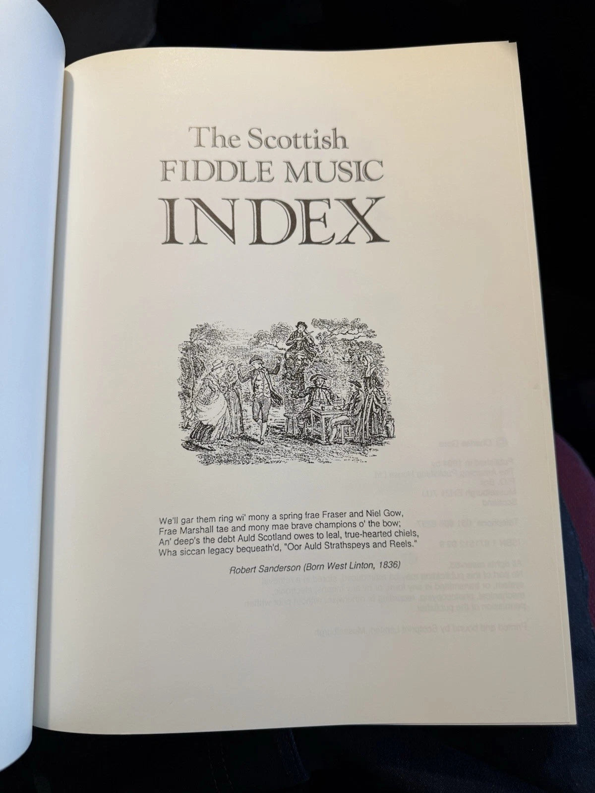 The Scottish Fiddle Music Index : The 18th & 19th Century Collections