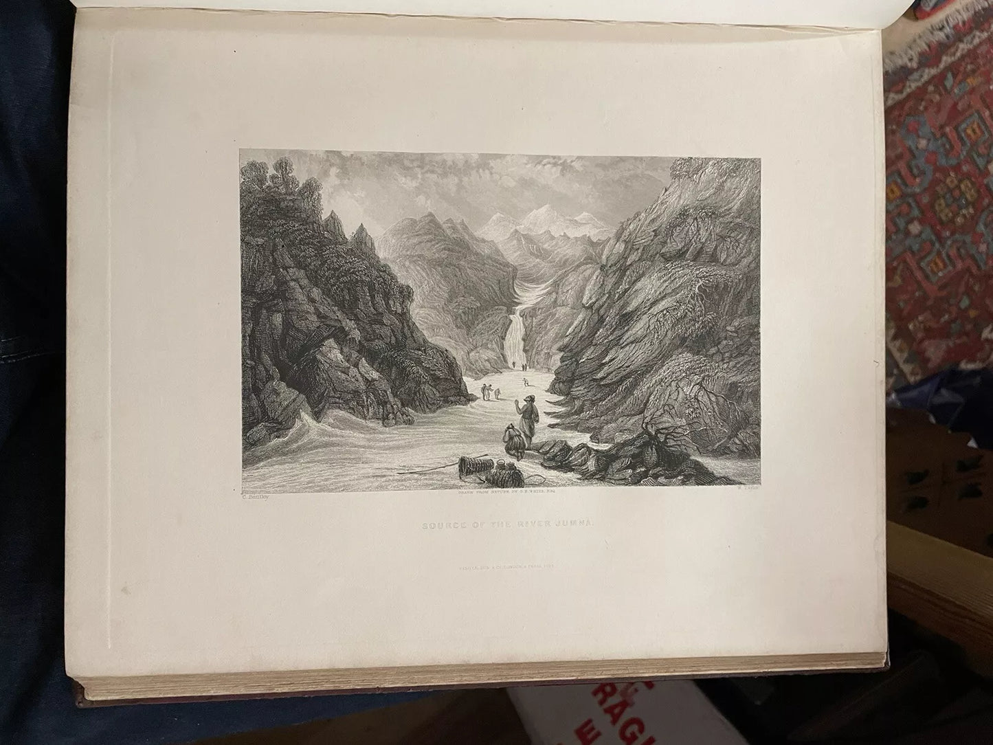 1838 Fisher's VIEWS IN INDIA Chiefly Among the Himalaya Mountains : 37 Engraving