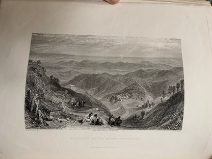 1838 Fisher's VIEWS IN INDIA Chiefly Among the Himalaya Mountains : 37 Engraving