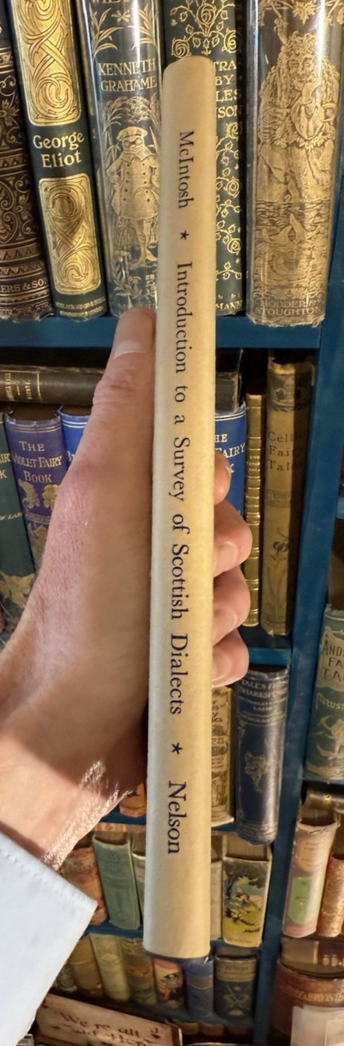 Introduction to a Survey of Scottish Dialects : Angus McIntosh : 1st Ed 1952