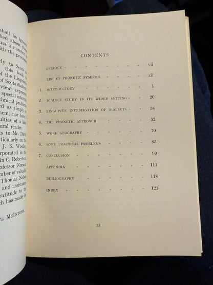 Introduction to a Survey of Scottish Dialects : Angus McIntosh : 1st Ed 1952