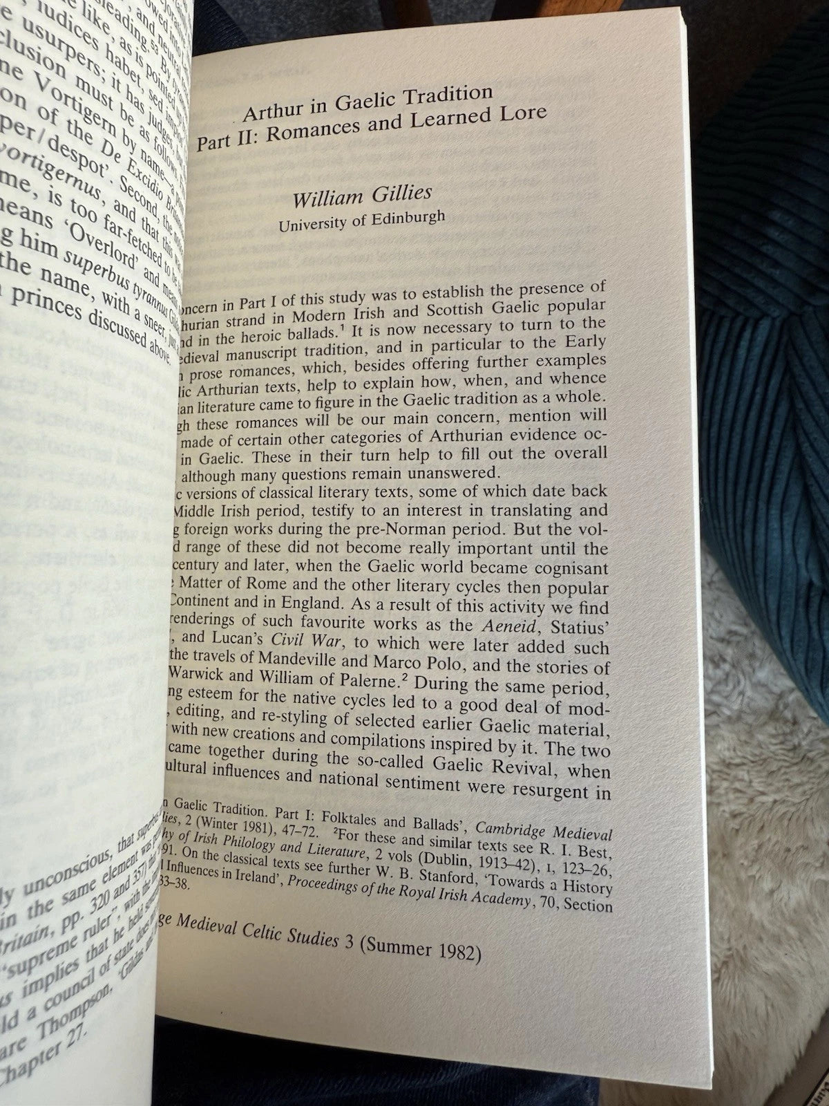 Cambridge Medieval Celtic Studies : Irish Royal Sites : Arthur in Gaelic Traditi