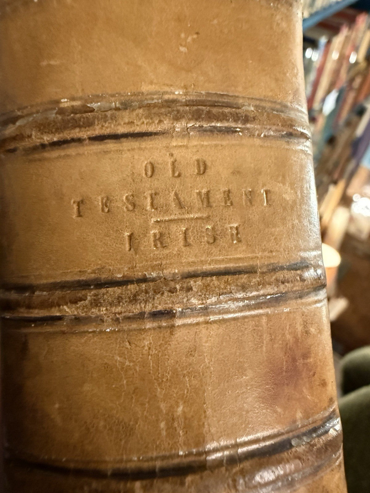 1830 IRISH BIBLE : Leabhuir an tSean Tiomna; Translated by William Bedell