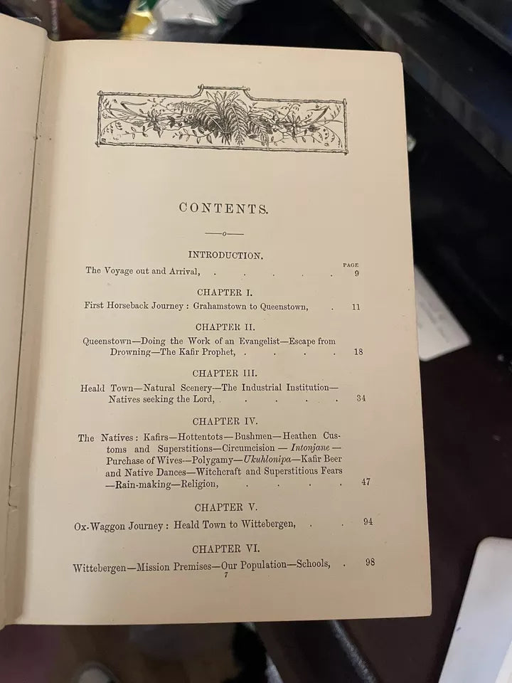 1888 Sunny Fountains & Golden Sand : South Africa : Dark Continent