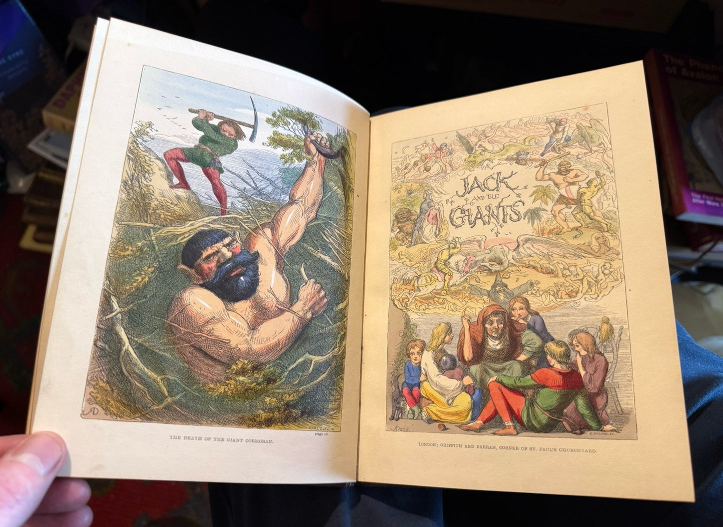 1858 The Story of Jack and the Giants : Richard Doyle : Hand Coloured Plates