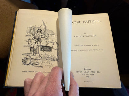 Marryat : Jacob Faithful : Turbayne : H M Brock : Macmillan 1895
