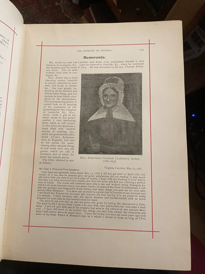 1901 The Jamesons in America 1647-1900; Genealogical Records Gunn Family History