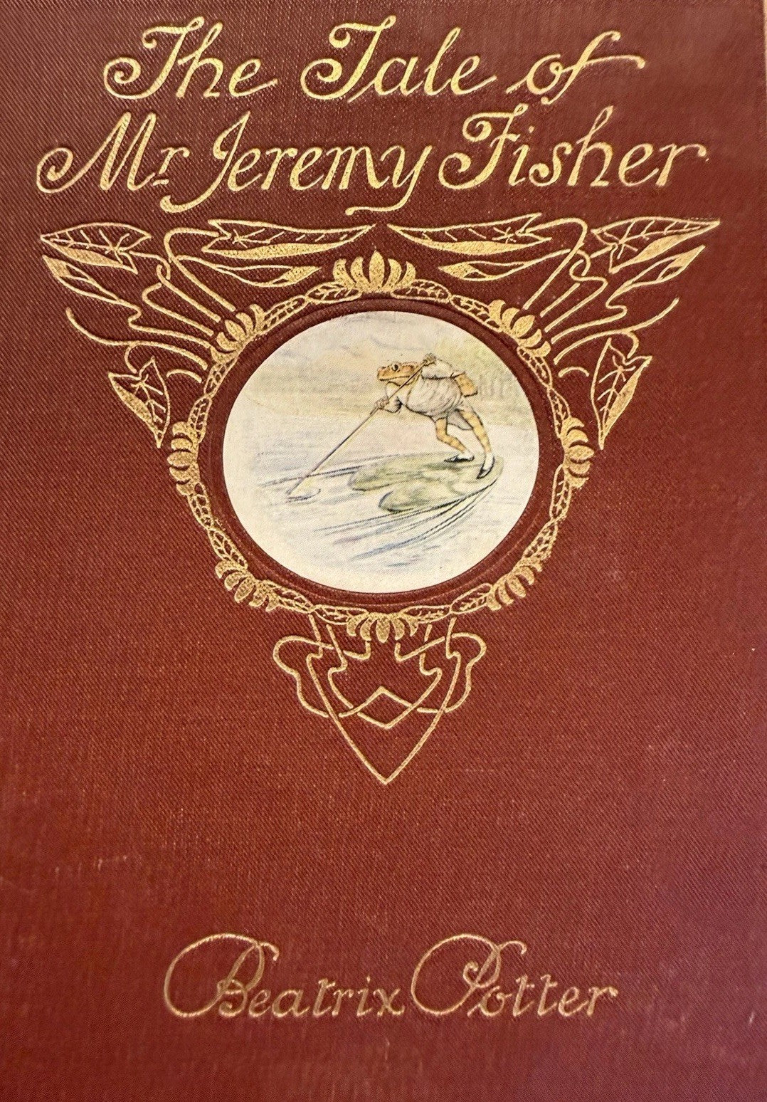 Beatrix Potter : The Tale of Jeremy Fisher : Deluxe Variant Cloth 1906