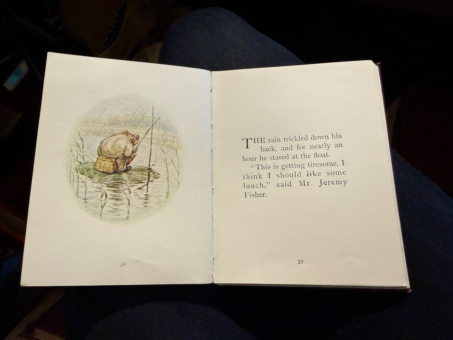 Beatrix Potter : The Tale of Jeremy Fisher : Deluxe Variant Cloth 1906