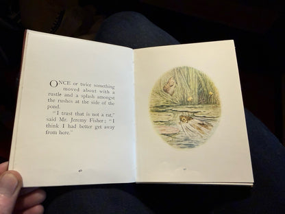 Beatrix Potter : The Tale of Jeremy Fisher : Deluxe Variant Cloth 1906