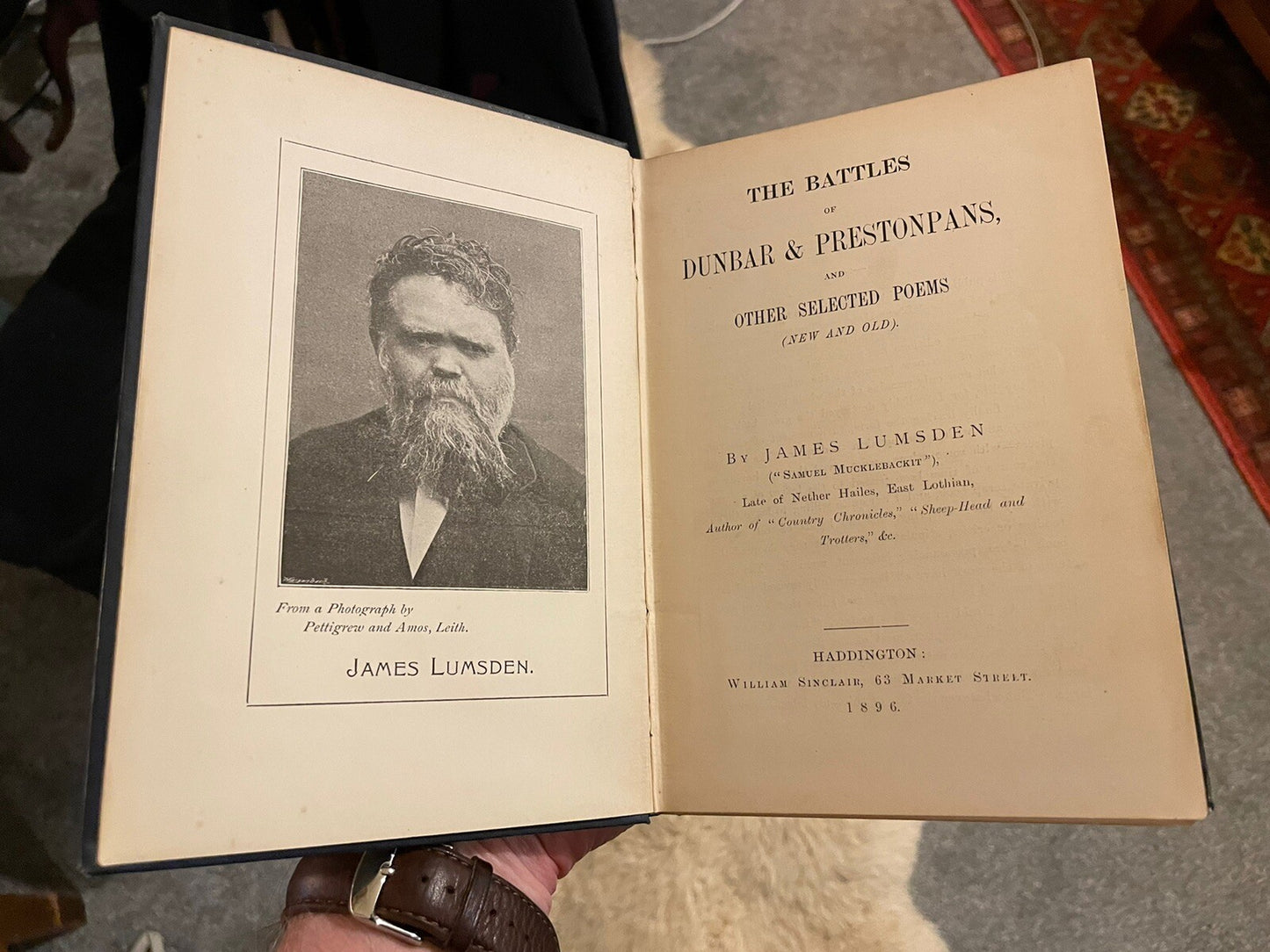 1896 The Battles of Dunbar & Prestonpans and Other Selected Poems : Lumsden