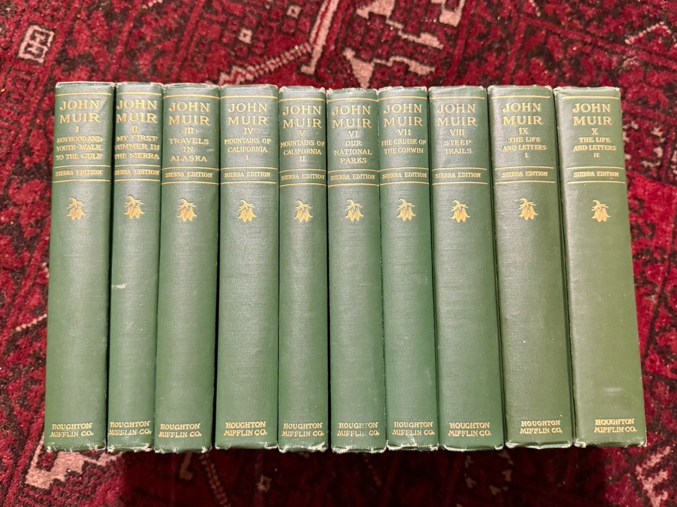 The Writings of John Muir (10 Volumes) 1916-24 : Scots American Naturalist