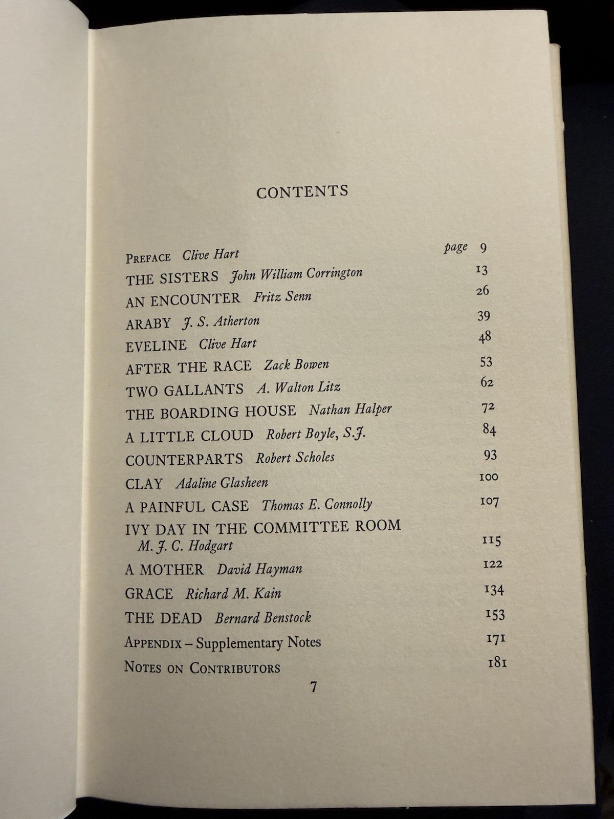James Joyce's Dubliners; Critical Essays edited by Clive Hart 1969