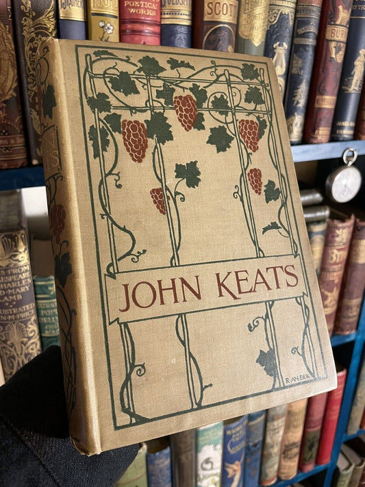 1901 Poems by John Keats : Robert Anning Bell : Lovely Arts & Crafts Binding