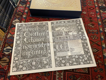 Kelmscott Press : The Works of Geoffrey Chaucer : Folio Society : William Morris