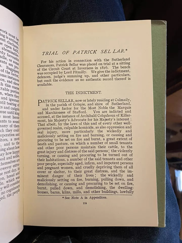 Mackenzie's History of the Highland Clearances, Scotland : The Hebrides etc