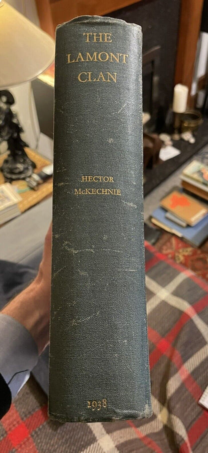 McKechnie CLAN LAMONT 1235-1935 : Tartan Sample SCOTLAND FAMILY HISTORY Scottish