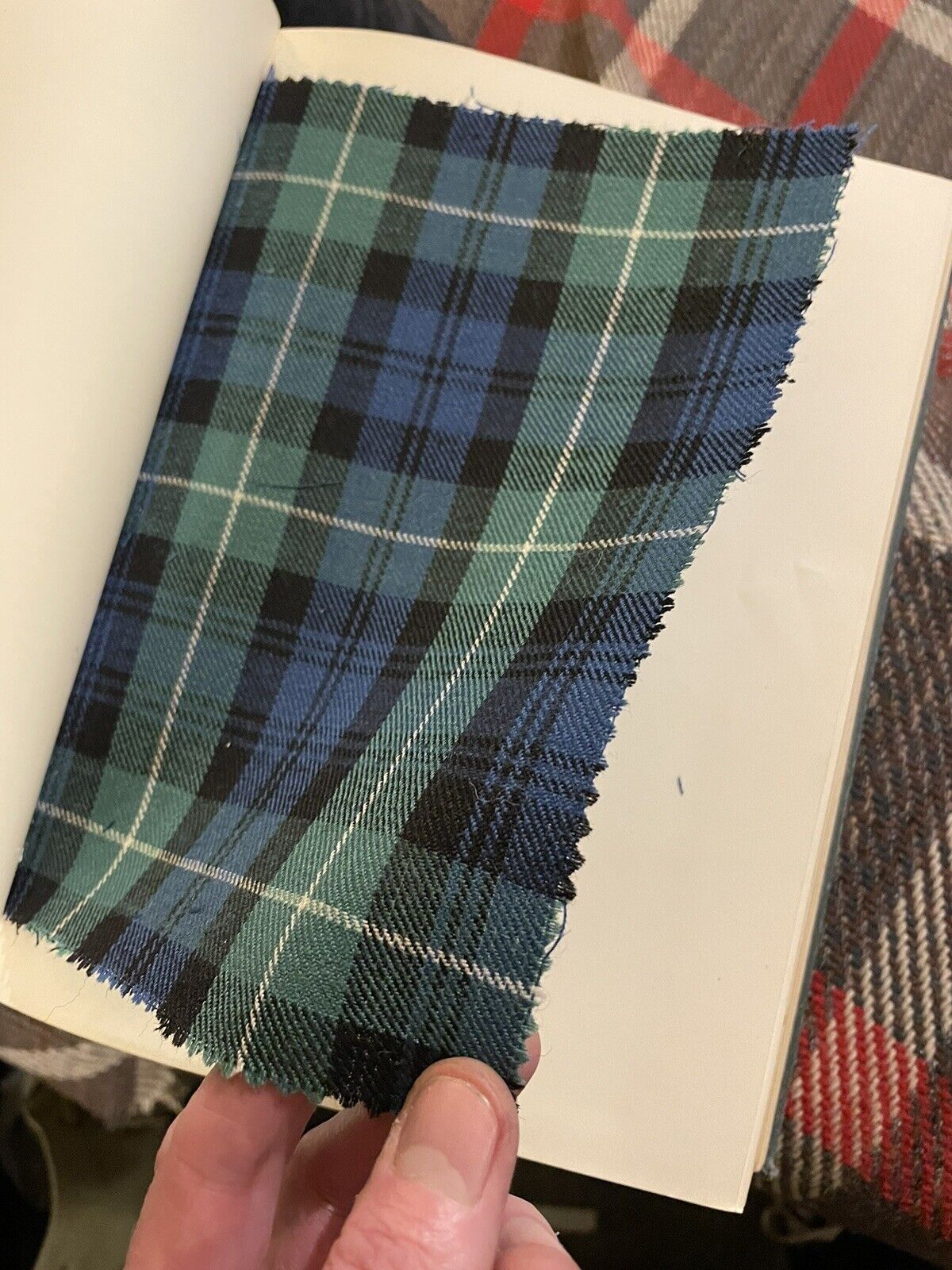 McKechnie CLAN LAMONT 1235-1935 : Tartan Sample SCOTLAND FAMILY HISTORY Scottish