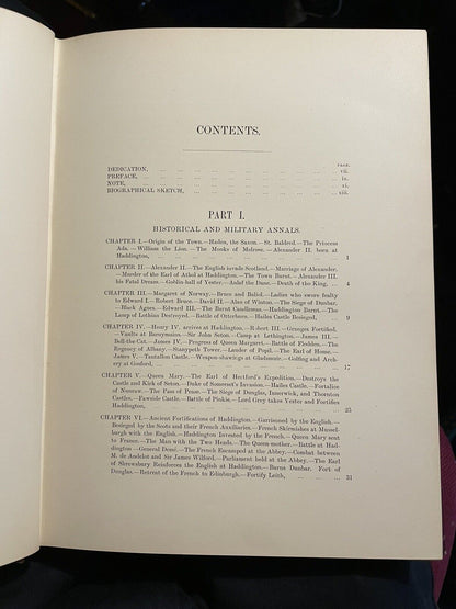 1900 The Lamp of Lothian : History of Haddington : East Lothian : James Miller