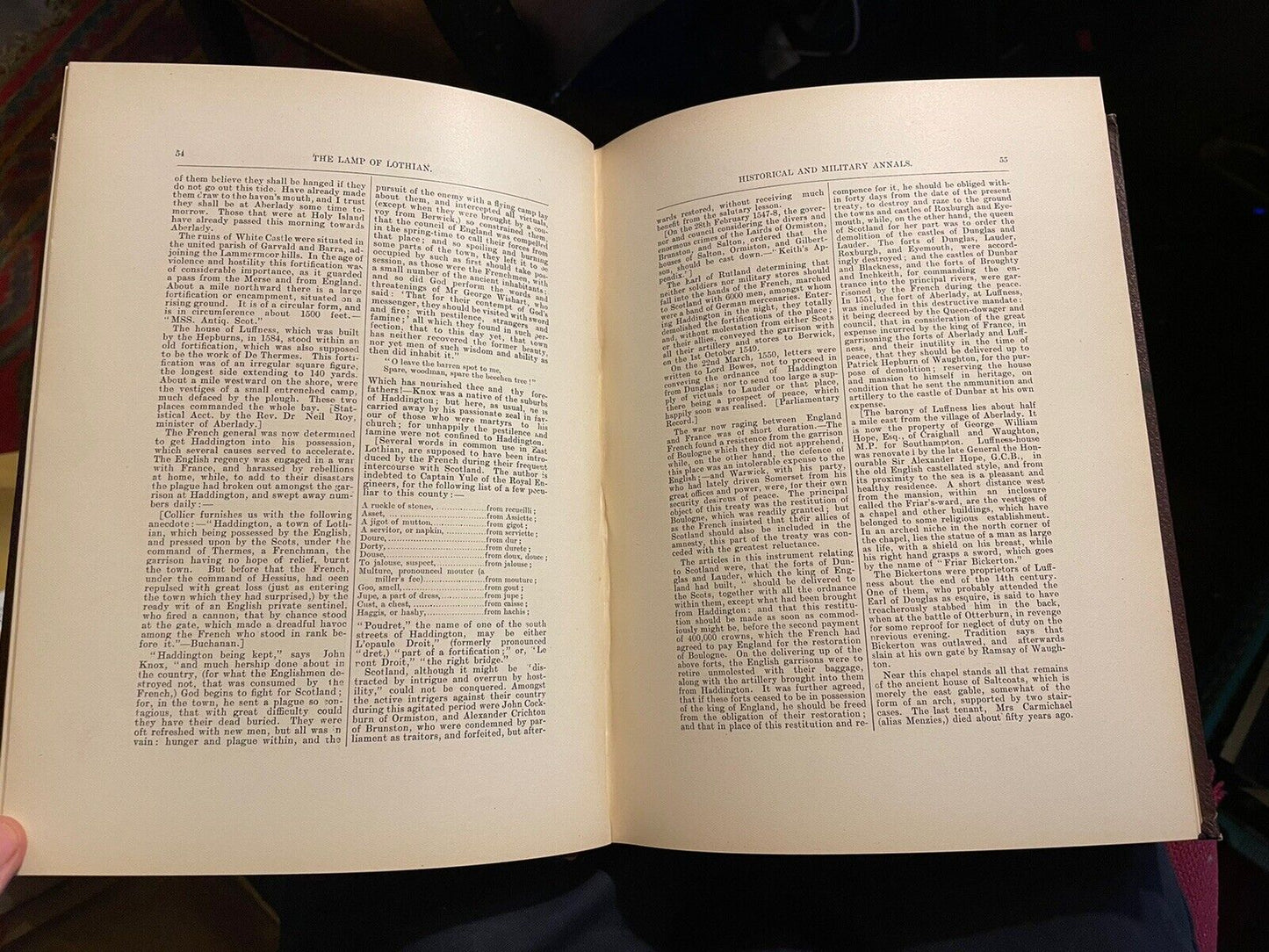 1900 The Lamp of Lothian : History of Haddington : East Lothian : James Miller