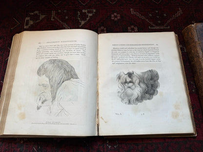 1789 Lavater's Essays on Physiognomy (3 Vols) Psuedo Science : 800+ Engravings