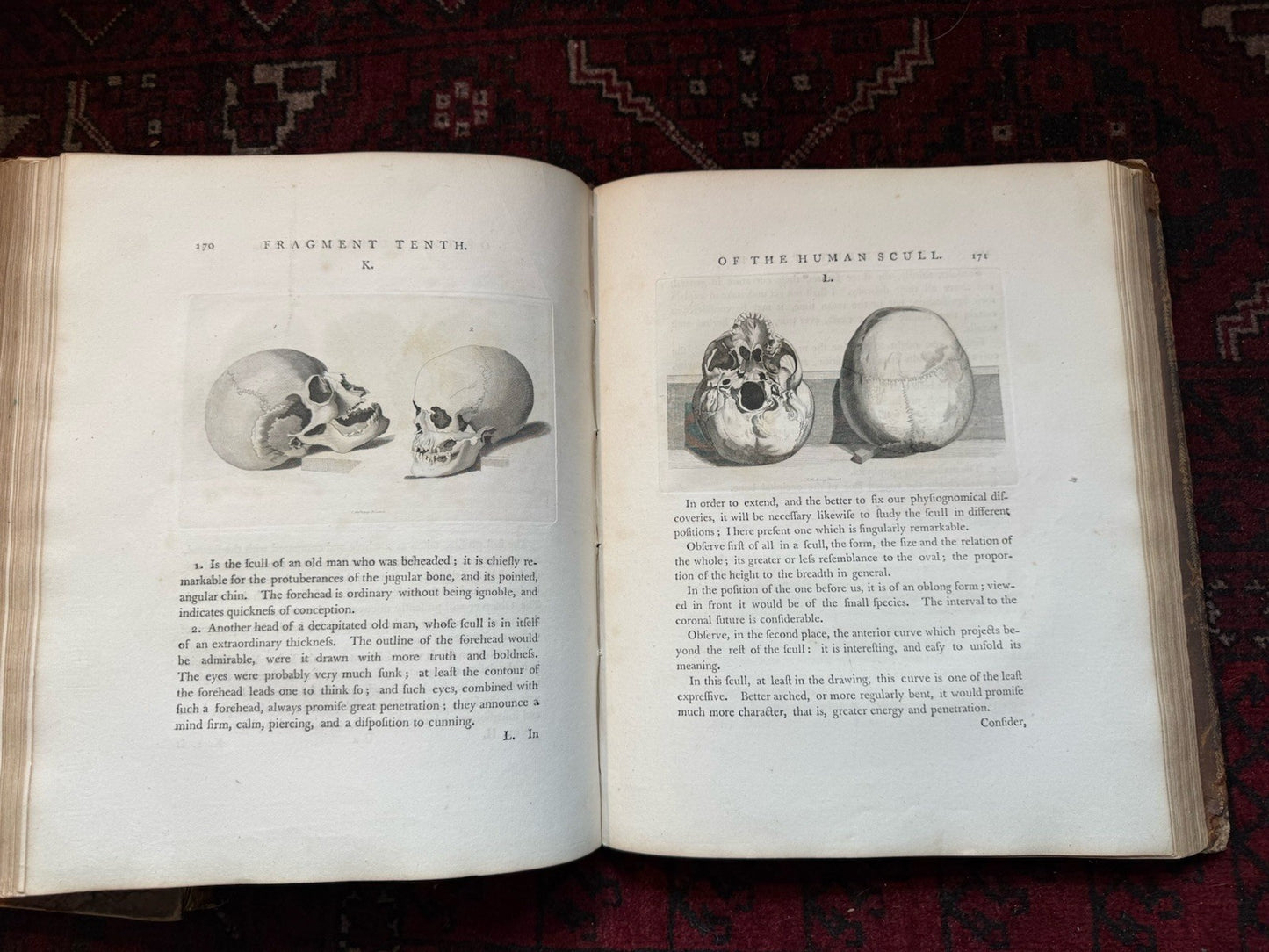1789 Lavater's Essays on Physiognomy (3 Vols) Psuedo Science : 800+ Engravings