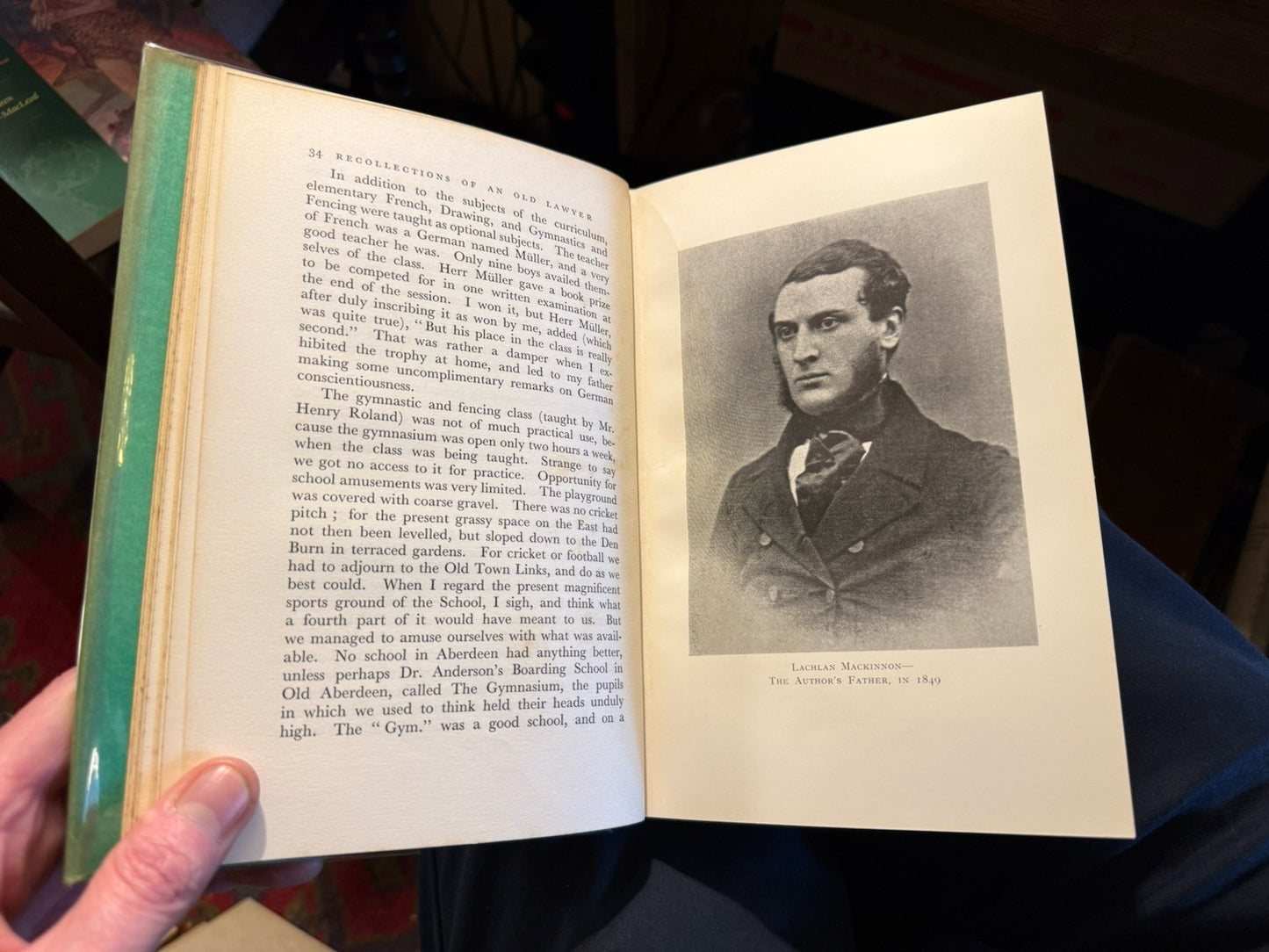 1935 Recollections of an Old Lawyer : Lachlan Mackinnon : HB in Orig Dust Jacket