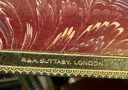 1879 Lays of the Scottish Cavaliers : Fine Binding by R & A Suttaby : Aytoun