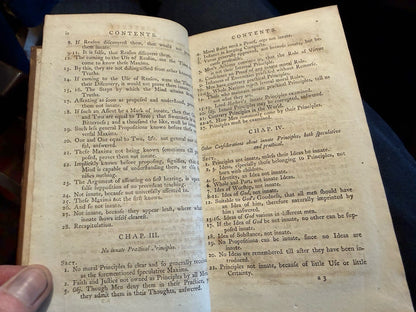 1793 John Locke : An Essay Concerning Human Understanding (3 Volumes)