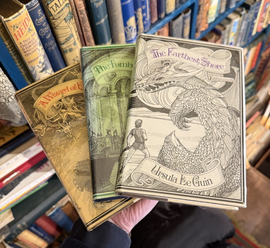 1971 Ursula K. Le Guin : The Earthsea Trilogy : 1st UK Editions / 1st Printings
