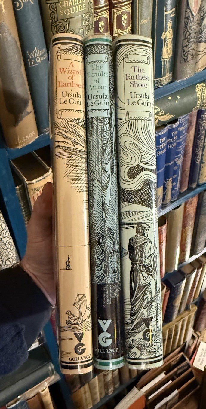 1971 Ursula K. Le Guin : The Earthsea Trilogy : 1st UK Editions / 1st Printings