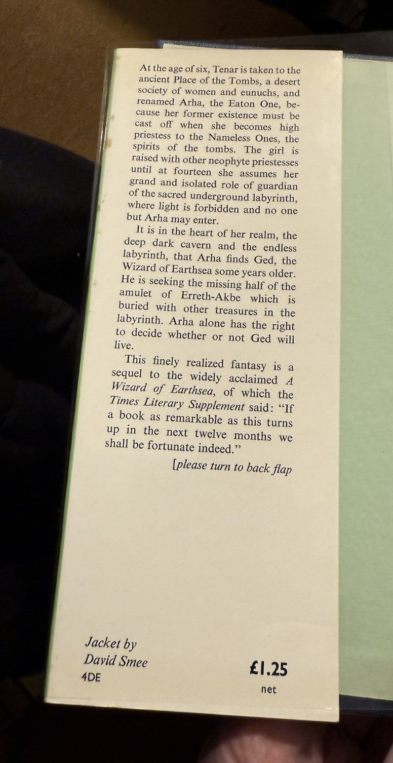 1971 Ursula K. Le Guin : The Earthsea Trilogy : 1st UK Editions / 1st Printings