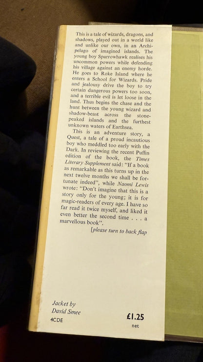 1971 Ursula K. Le Guin : The Earthsea Trilogy : 1st UK Editions / 1st Printings