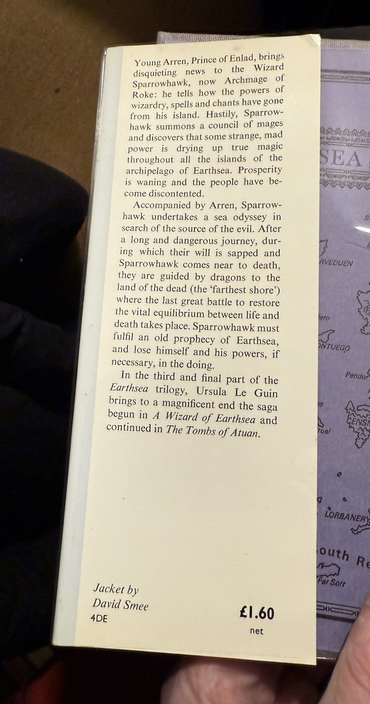 1971 Ursula K. Le Guin : The Earthsea Trilogy : 1st UK Editions / 1st Printings
