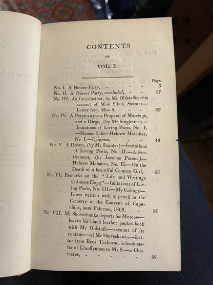 1818 The Letter-Box or Edinburgh Weekly Censor : Edited by Oliver Oldstaffe