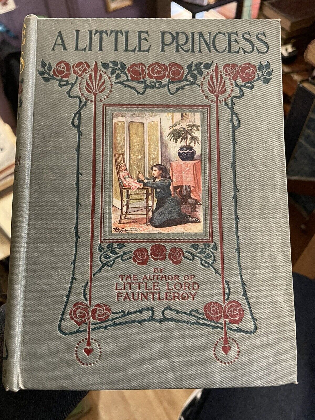 c1906 A Little Princess : Frances Hodgson Burnett : Arts & Crafts Binding