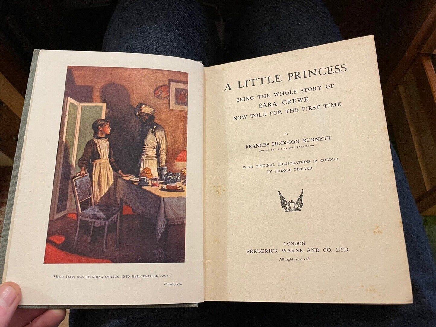 c1906 A Little Princess : Frances Hodgson Burnett : Arts & Crafts Binding