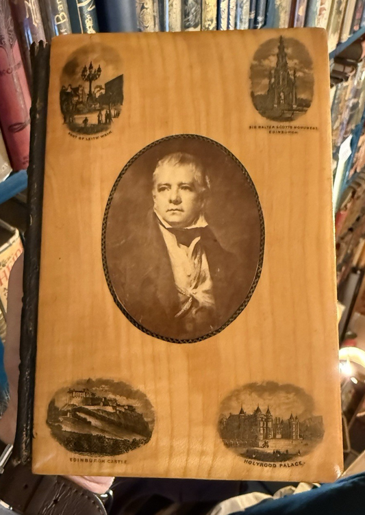 Lady of the Lake : Sir Walter Scott : Mauchline Binding : Wooden Boards 1874