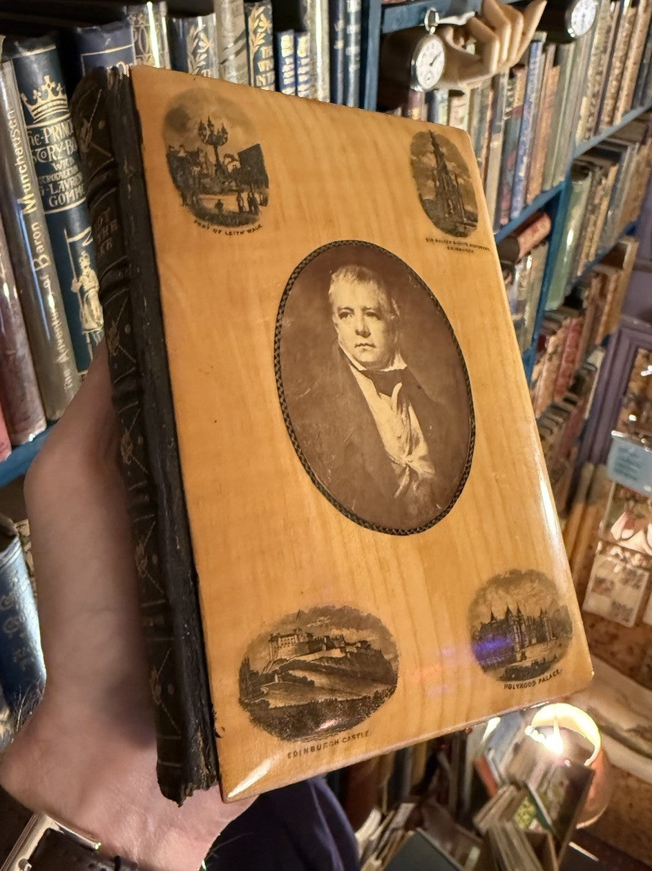 Lady of the Lake : Sir Walter Scott : Mauchline Binding : Wooden Boards 1874