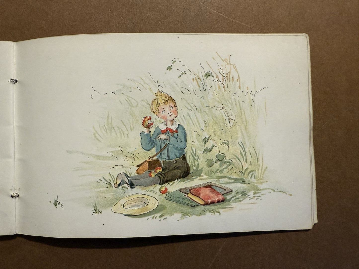 Kathleen Ainslie : Why was he late? : Castell Brothers Ltd c1905