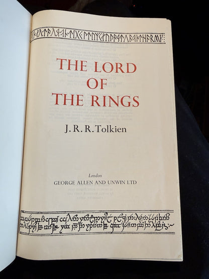 JRR Tolkien : Lord of the Rings : 1st Deluxe Edition in Slipcase 1969