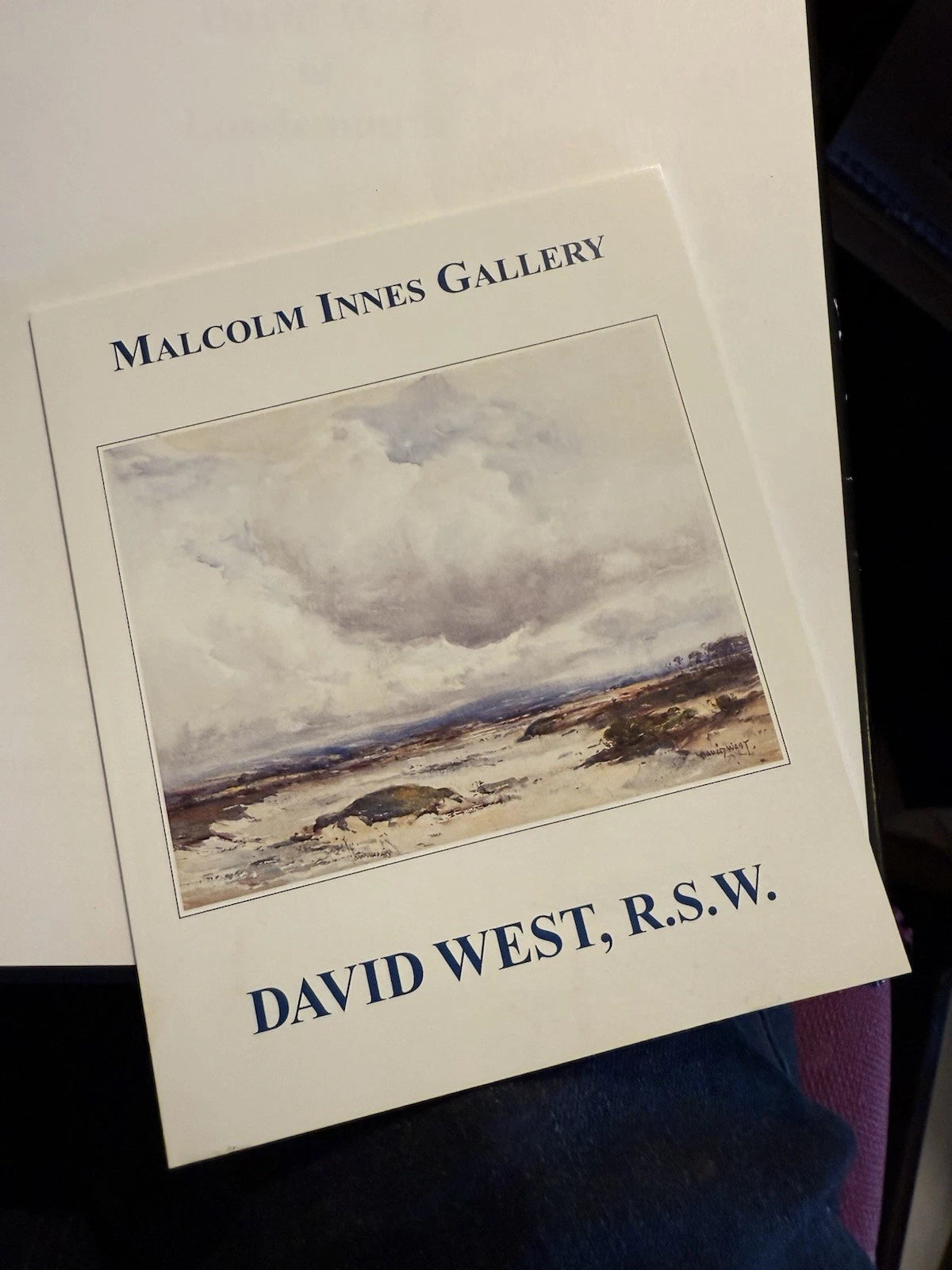 DAVID WEST OF LOSSIEMOUTH : Duncan Wood (SIGNED COPY) : Scottish Art 2000